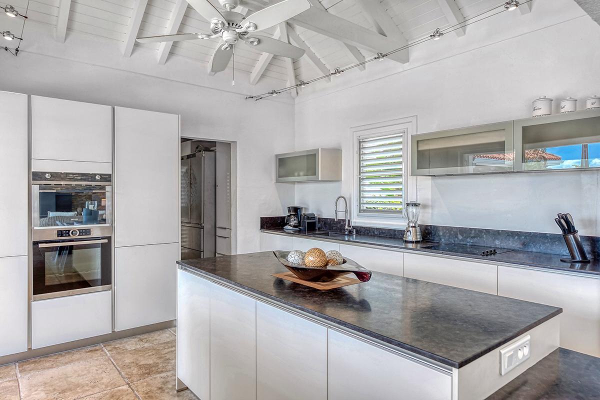 St Martin luxury Villa - Kitchen